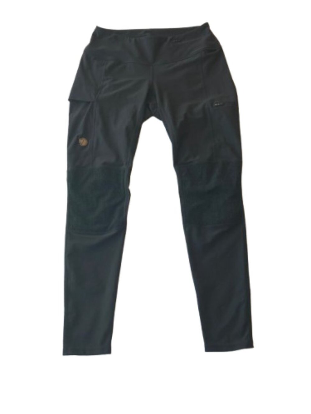 Fjallraven Abisko Trekking Tights Hiking Climbing Womens Large L Gray Black
